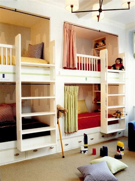 Built In Bunk Beds Plans Bed Plans Diy And Blueprints