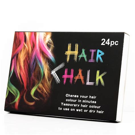 High Quality 24 Colors Hair Color Chalk Temporary Color Hair Chalk Diy