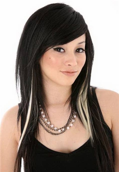 I have long black hair (not natural) but i was thinking of cutting it a bit shorter and getting more layers, as well as highlights. 50 Stylish Highlighted Hairstyles for Black Hair 2017