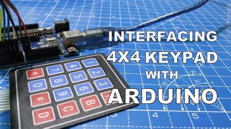 Arduino 4x4 Matrix Keypad Tutorial Keypad Library For Arduino YouTube
