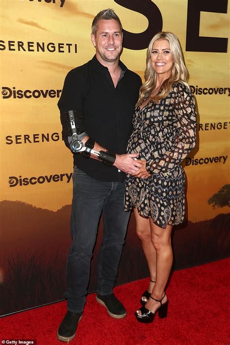 Yep, you read that right. Christina Anstead reveals 34 week baby bump in a black bra ...