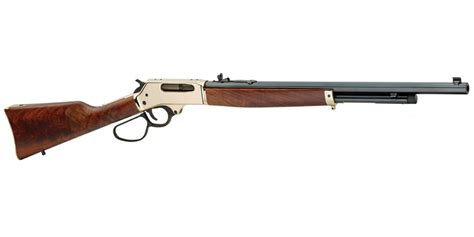 Henry Repeating Arms 45 70 Lever Action Rifle With Brass Receiver For