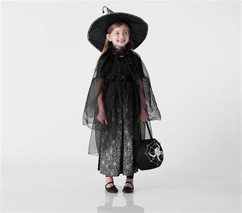 They'll cast a spell this halloween with our enchanting twist on a costume classic. Glow-in-the-Dark Witch Costume | Pottery Barn Kids