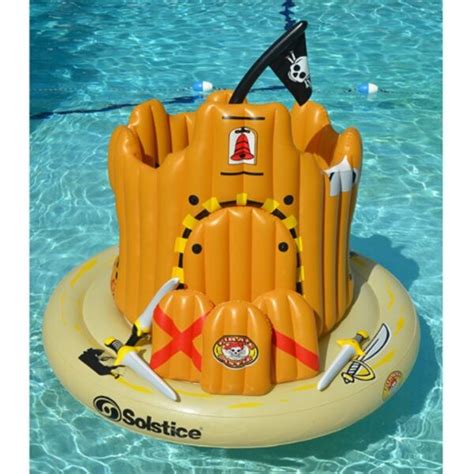 Swimline Inflatable Pirate Island Adventure Set Swimming Pool Kids