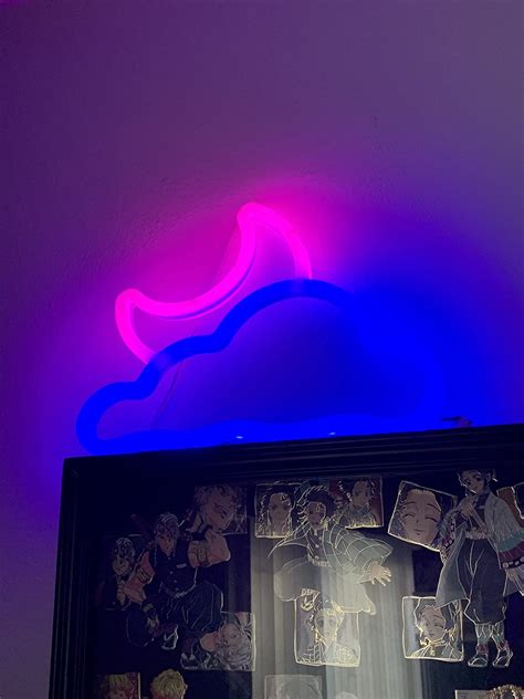 3mo Finance Jtlmeen Neon Sign Cloud And Moon Led Neon Light Neon Lights Sign For Wall