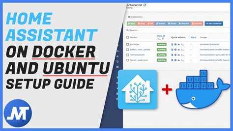 How To Set Up Hassio In Docker And In An Ubuntu Server Juanmtech