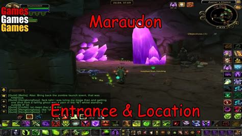 Maraudon Entrance And Location World Of Warcraft Original Dungeons Youtube