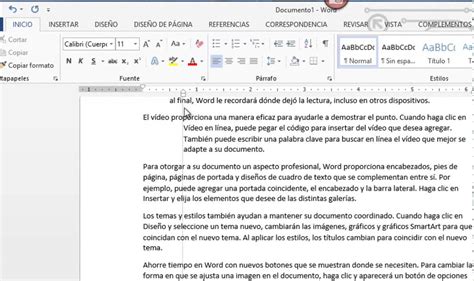 Formato De Parrafo Word 2013 Youtube