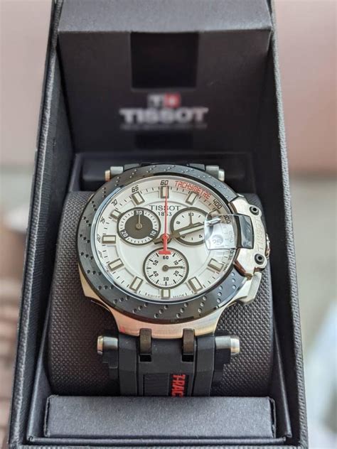 original tissot t race chronograph quartz white dial men s watch t115 417 27 011 00 men s