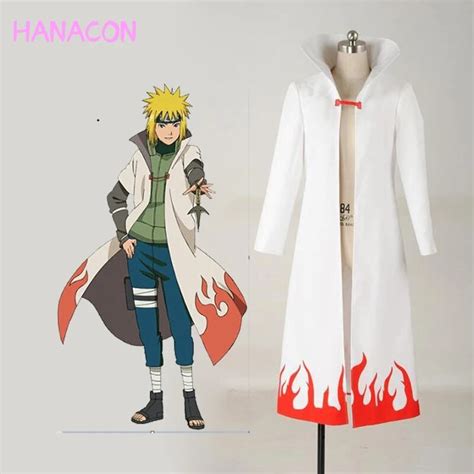 Cosplay Props Naruto Namikaze Minato Bathrobe Costume Th Hokage Flannel Pajamas Winter Unisex