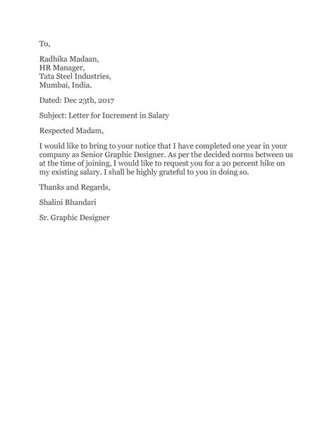 50 Best Salary Increase Letters (How To Ask For A Raise?) ᐅ TemplateLab