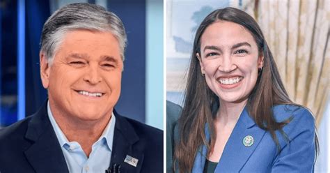 alexandria ocasio cortez slammed after sean hannity shares clip of her getting shouted down by