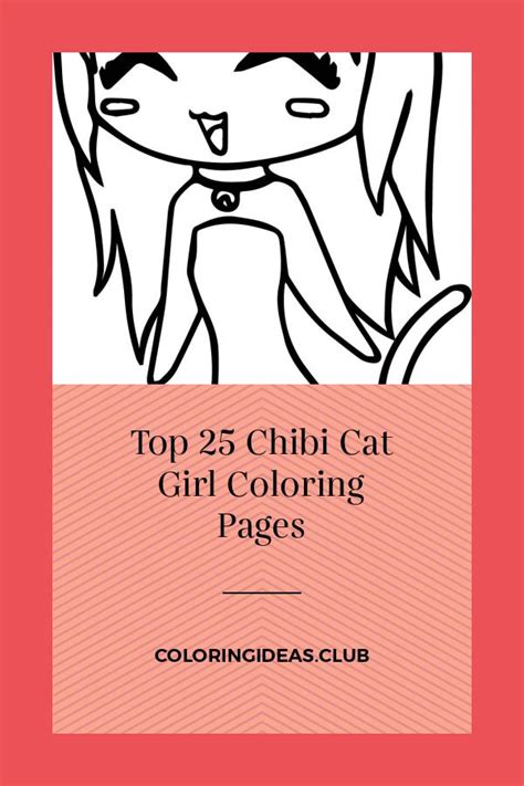 Top 25 Chibi Cat Girl Coloring Pages Cat Girl Chibi Cat Girl Girl