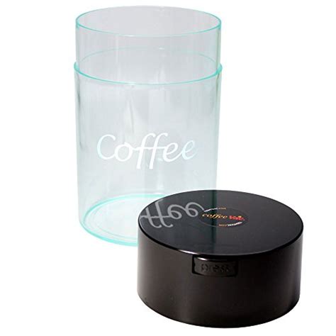 Coffeevac 1 Lb The Ultimate Vacuum Sealed Coffee Container Black Cap And Clear 712392894951 Ebay