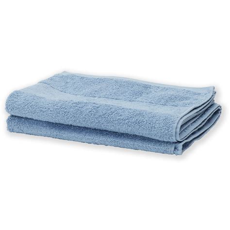 Towels unique 6 pce set striped cotton velvet look feel denim blue hand bath sheet towels. House & Home Bath Towel - Faded Denim | BIG W