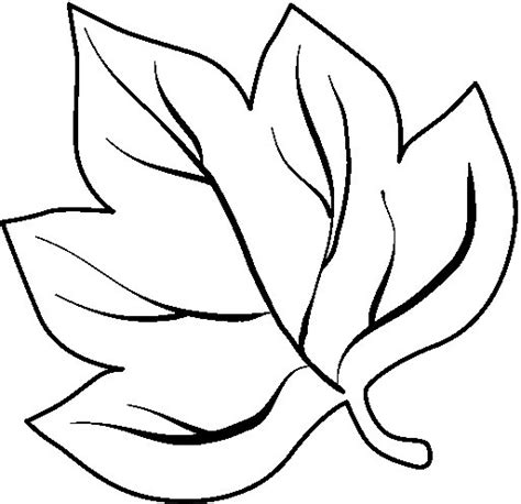 HOJAS DE OTOÑO DIBUJOS PARA COLOREAR