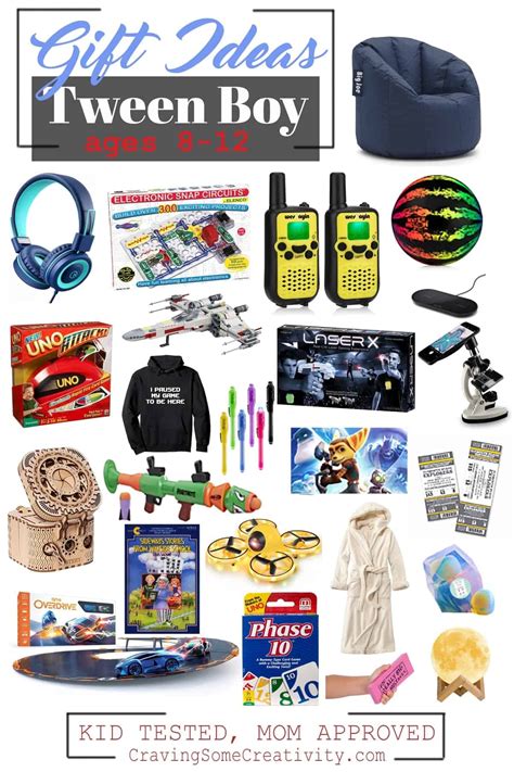 You also can choose various matching tips listed below!. Best Gifts For Tween Boys - Age 10 to 12 | Craving Some ...