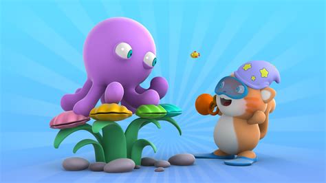 Looi The Cat 3d Animation For Kids Octopus Animal