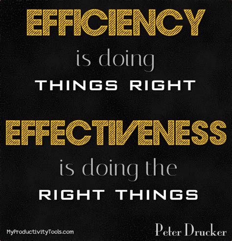 They are used in place of each other, however they are different. Quotes On Productivity And Efficiency. QuotesGram