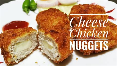 Cheese Chicken Nuggets Easy Chicken Nuggets Recipe Youtube
