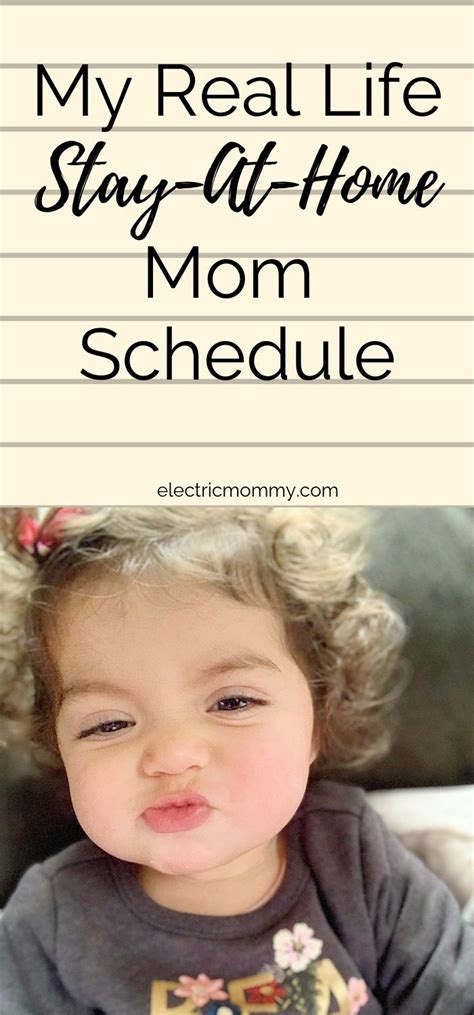 My Real Life Stay At Home Mom Schedule Artofit
