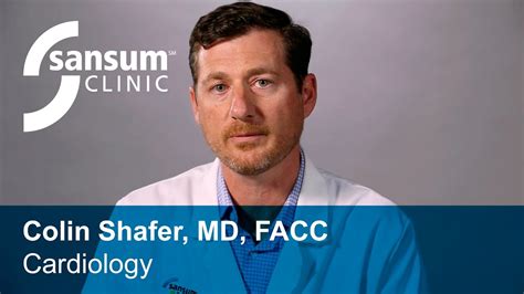 Colin Shafer Md Facc Cardiology Youtube