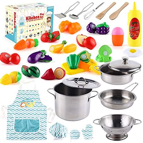 Maybe you would like to learn more about one of these? 35 Pcs Kitchen Pretend Play Accessories Toys,Cooking Set ...