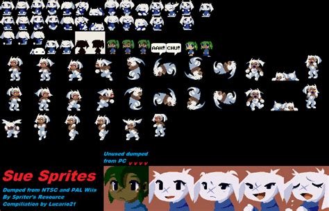Two npc's in the background of week 5 resemble boyfriend and girlfriend, with the color schemes of quote and curly brace from cave story. Sue Sprites Cave Story by TheLucario21 on DeviantArt