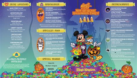 Tickets To Mickey's Not-so-scary Halloween Party - Mickey's Not-So-Scary Halloween Party 2017 guide map - Photo 1 of 2