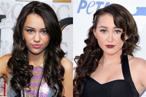 Miley Cyrus Sister Noah Looks Like Wrecking Ball Star In Hannah Montana Days Metro News