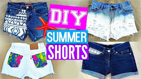 Diy Shorts From Jeans Easy Diy Clothes For Summer Youtube