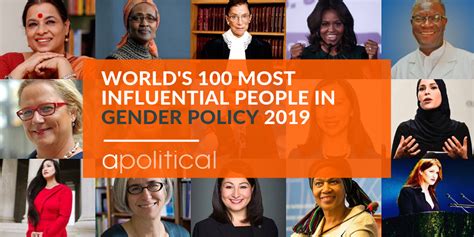Apoliticals 100 Most Influential People In Gender Policy 2019 Features