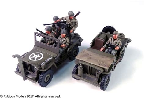 Michigan Toy Soldier Company Rubicon Models Wwii Willys Mb 14 Ton