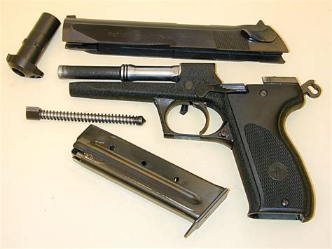 Steyr Gb Pistol Partially Disassembled