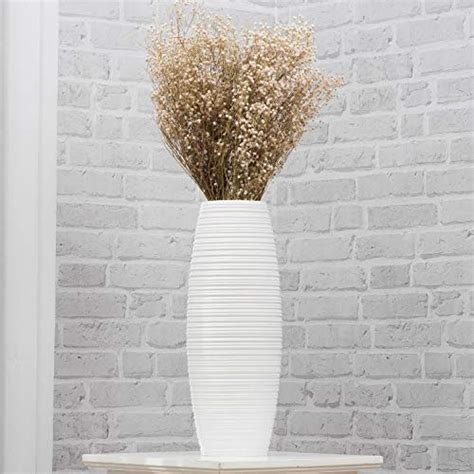 Bodenvase in weiß höhe 40cm, man kann sie auch als übertopf benutzen. Top 9 Bodenvase Weiß 100 cm - Wohnaccessoires & Deko - Xetni