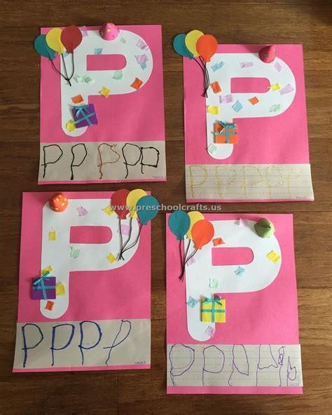 Letter P Crafts For Kids Preschool Crafts