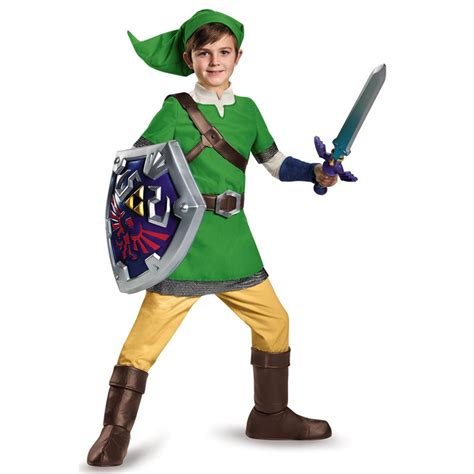 The Legend Of Zelda Deluxe Link Costume For Kids