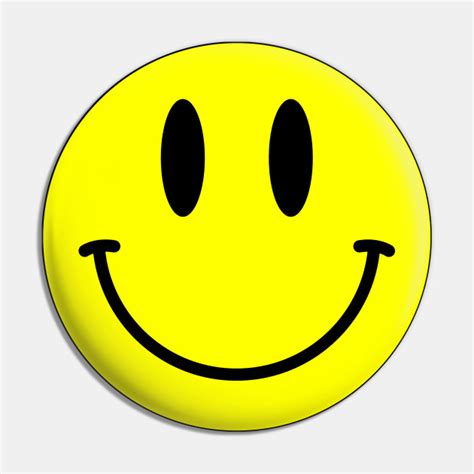 Acid House Smiley Face Smile Pin Teepublic Uk