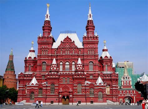 State Historical Museum In Red Square In Moscow Russia Encircle Photos