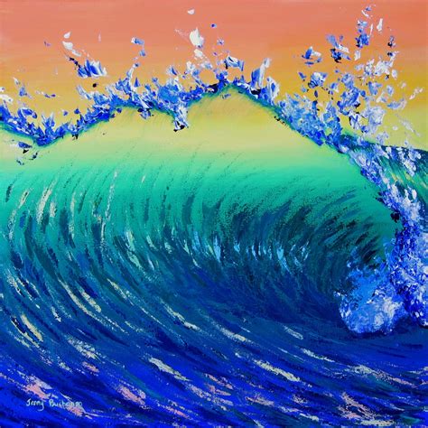 Surf Art Ocean Painting Surf Painting