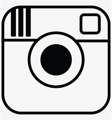 Black And White Instagram Logo Png
