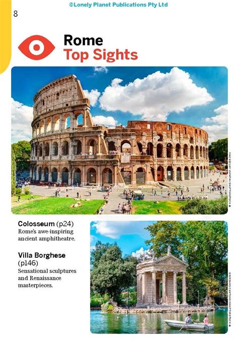 Rome Lonely Planet Pocket Travel Guide