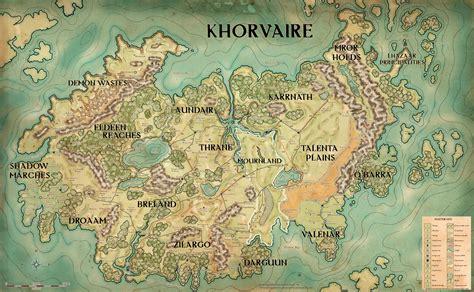 Khorvaire Eberron Fantasy World Map Fantasy City Map Map
