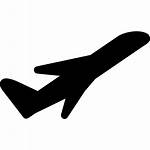 Airplane Symbol Icon Silhouette Take Plane Ios