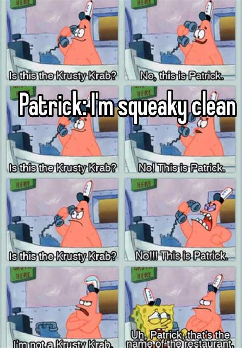 Patrick I M Squeaky Clean