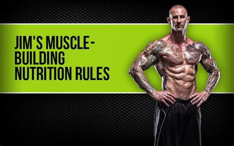 Jims Muscle Building Nutrition Rules Jym Supplement Science