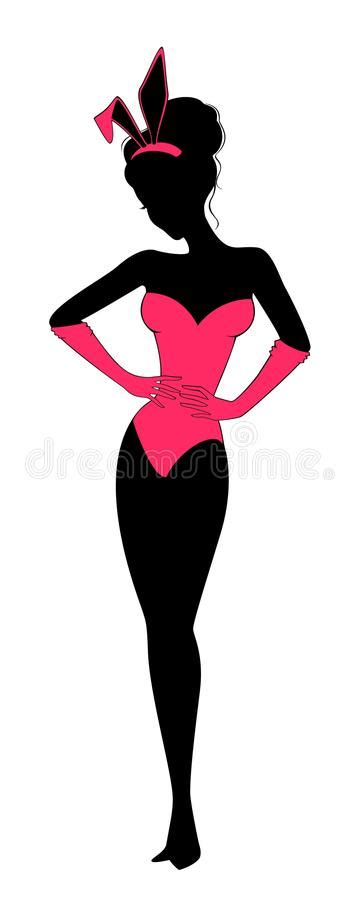 Pin Up Silhouette Stock Vector Illustration Of Abstract 15426219
