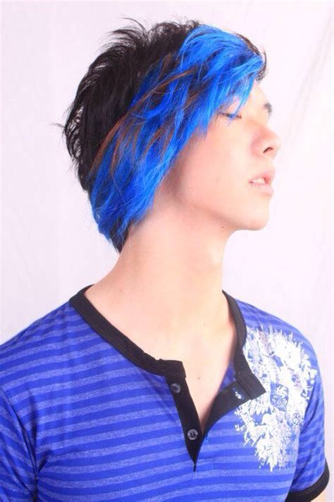 Blue Men Hair Color Men Hair Color Mens Hairstyles Hair Color
