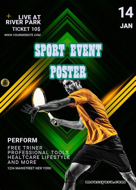 3 Sports Event Poster Templates Example Mous Syusa