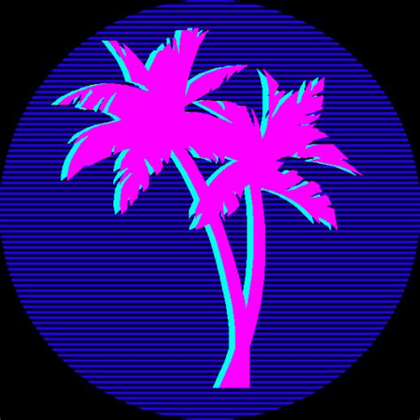 Pin By Juan Ogando On Melody Neon Palm Tree 80s Graphics Vaporwave Art